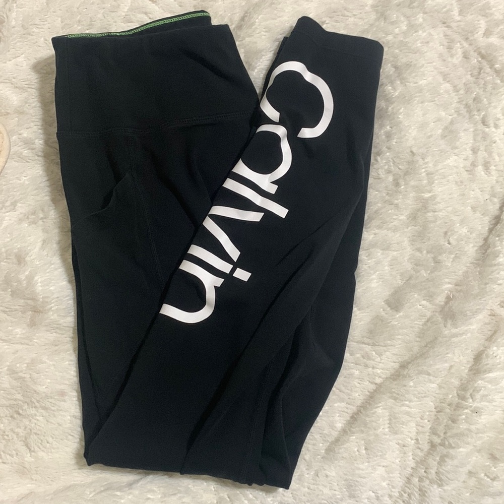 black calvin klein leggings